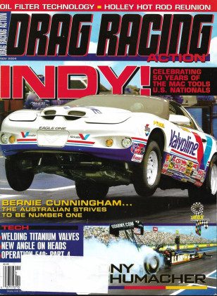 DRAG RACING ACTION 2004 NOV - OIL FILTER TECH, BERNIE CUNNINGHAM, OPERATION 540